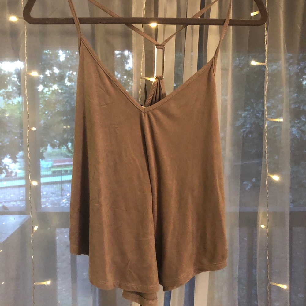 Windsor suede brown top